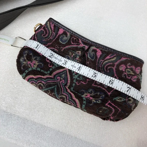 MZ Wallace Lola Bag Large Tapestry Leather Boho - Picture 12 of 15